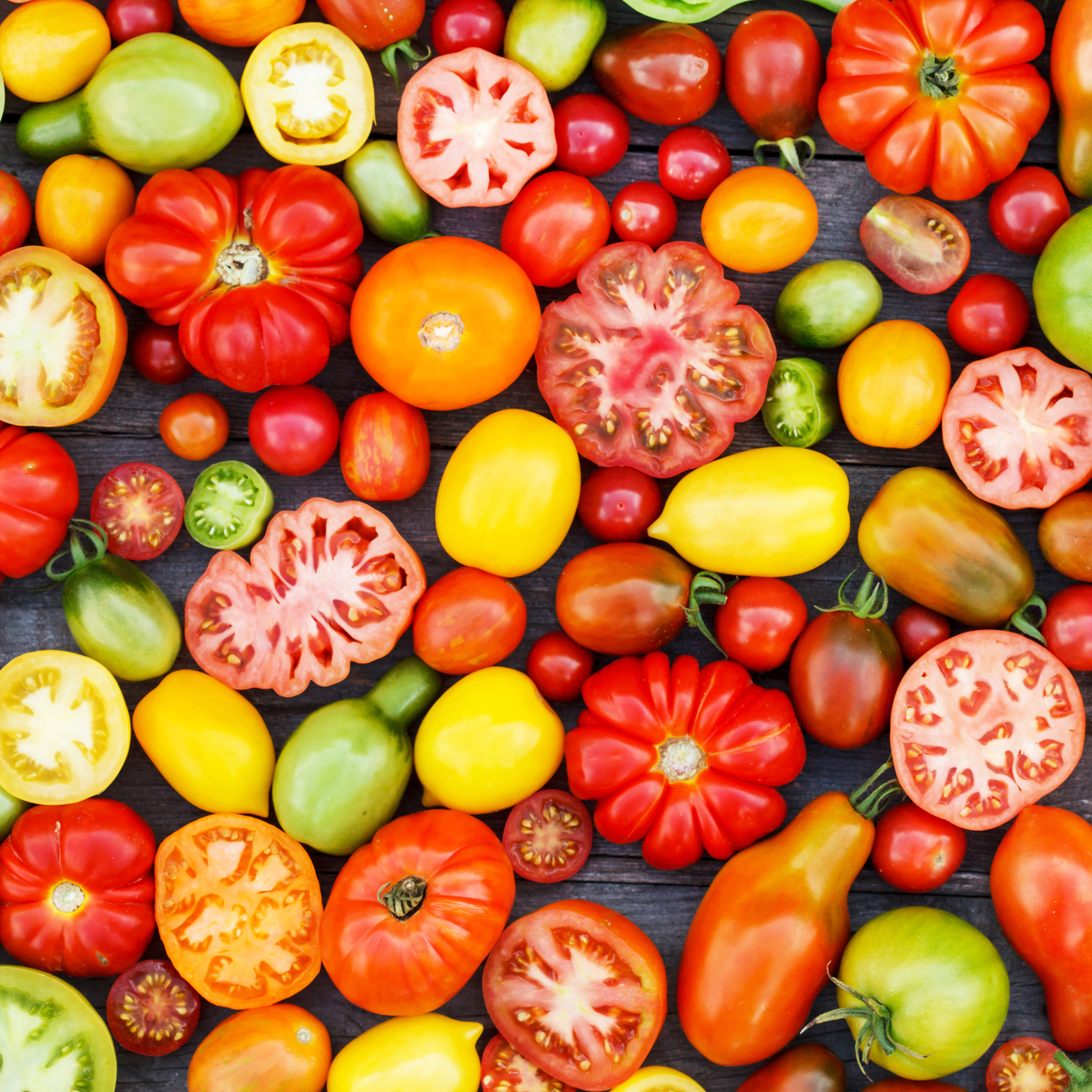 colorful tomatoes Healthy Vegetables