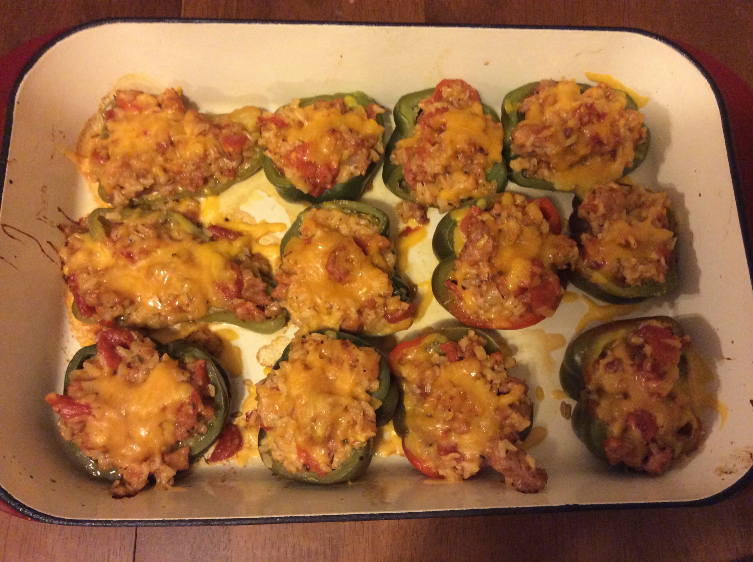 stuffed peppers, organic, blue springs, gluten free