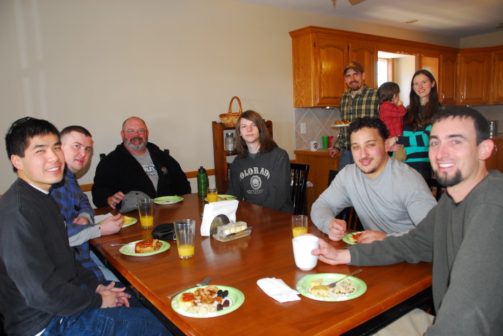 The crew at Breakfast Redfearn Farm Independence