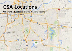 Map of Farm Lee's Summit CSA