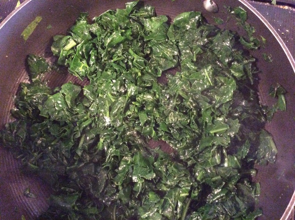 Spinach braised CSA Independence